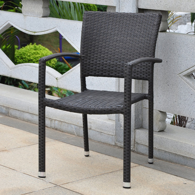 Brayden Studio® Katzer Stacking Patio Dining Chair & Reviews Wayfair